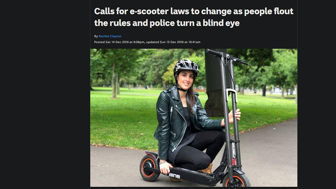 Calls for e-scooter laws to change as people flout the rules and police turn a blind eye