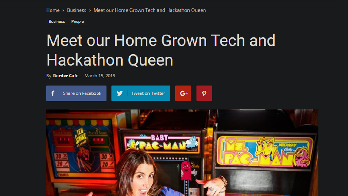 Meet our Home Grown Tech and Hackathon Queen