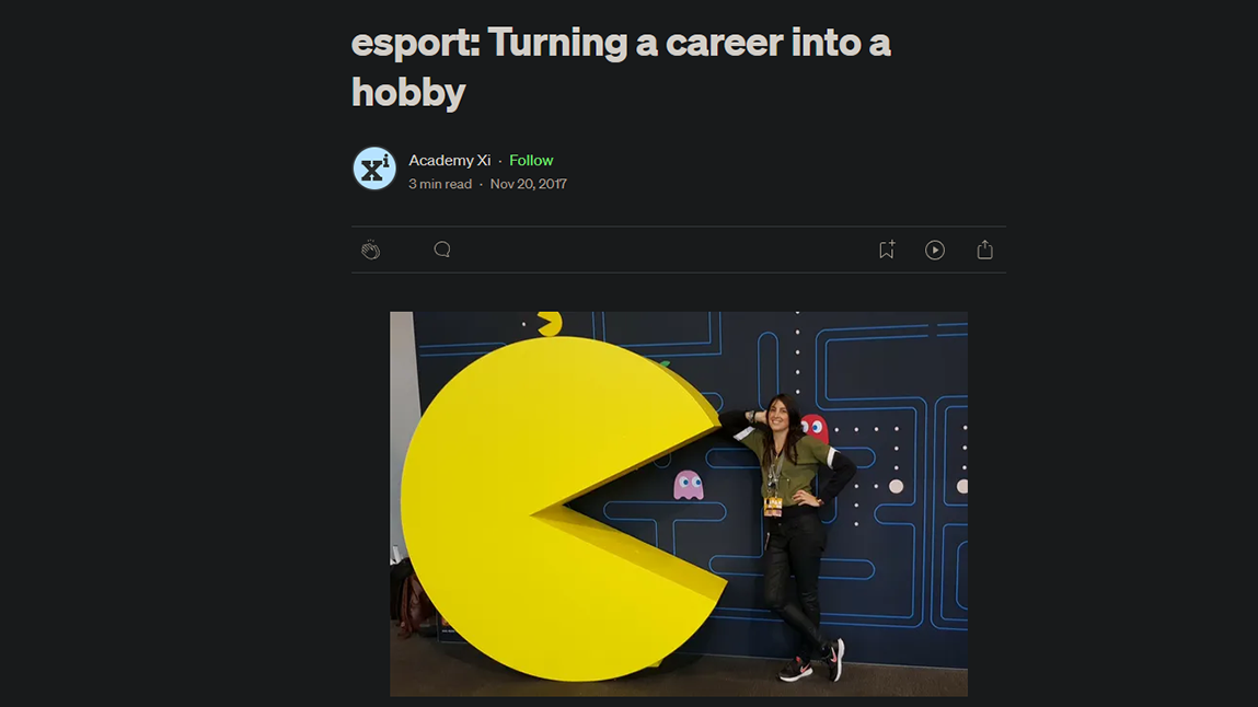 esport: Turning a career into a hobby