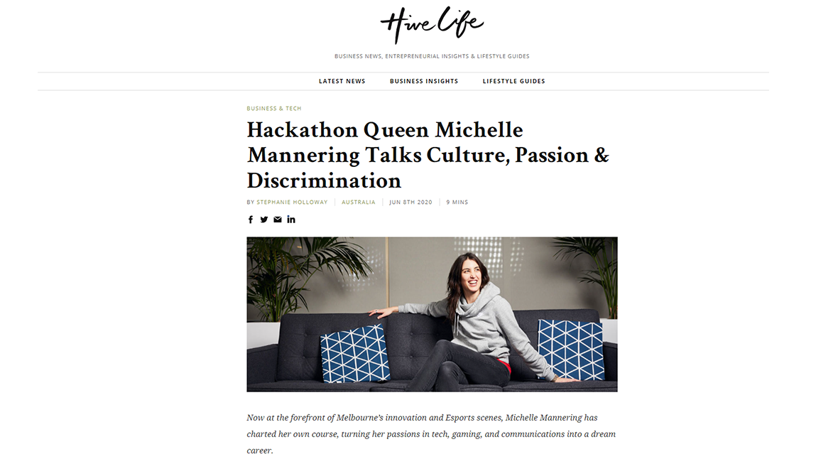 Hackathon Queen Michelle Mannering Talks Culture, Passion & Discrimination